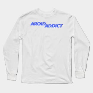 Aroid Addict - blue Long Sleeve T-Shirt